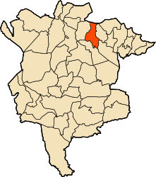 Distretto di M'Sila – Mappa