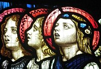 Robert Anning Bell, Gerald Valerian Wilson memorial stained glass window, St James Church, Warter
