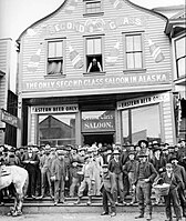 Wyatt Earp's Dexter Saloon, Nome, Alaska, 1900