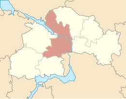 Distret de Dnipro - Localizazion