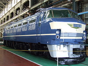 EF66 11 im Depot Ōmiya