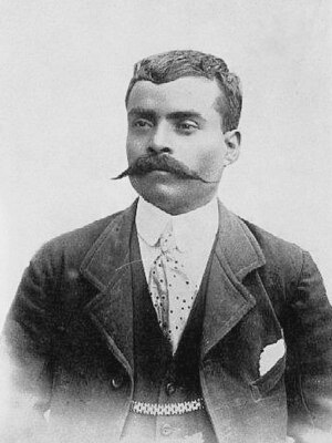 Français : Général Emiliano Zapata - 1914 lice...