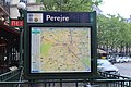 Pereire Metro Station in Paris