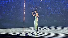 Description de l'image Eurovision 2022 - Semi-final 1 - Lithuania - Monika Liu.jpg.
