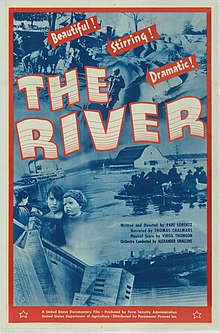 Description de l'image Film Poster for "The River" - NARA - 95115895.jpg.
