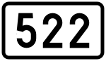 F31. Nummerskylt för regionalväg