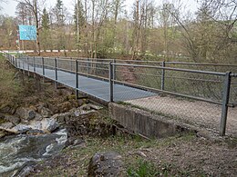 Fussgängerbrücke beim Sportplatz Farbschachen