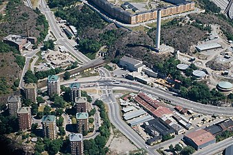 Henriksdals trafikplats, 1970.