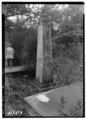 Monument to Col. John Crowell Sr., at Crowell-Cantey-Alexander House