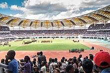 National Heroes Stadium in Lusaka. Inauguration of Edgar Lungu.jpg