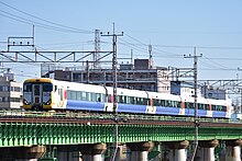 E257系500番台开行的富士回游临时列车