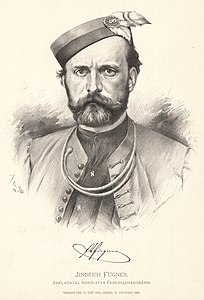 Portrét od Jana Vilímka v Českém albu (189-)