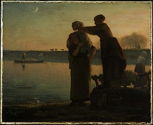 Lavandières, vers 1855 Jean-François Millet Musée des Beaux-Arts (Boston)