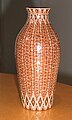 Jessie Tait tube lined vase, dated 1957