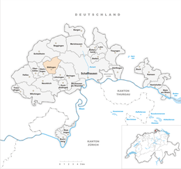 Siblingen – Mappa