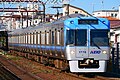 Light blue liveried set 1728 in December 2022