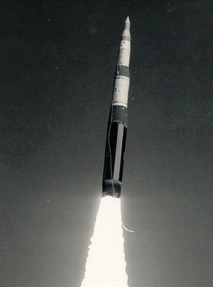 English: Minuteman II missile test launch