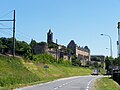 Vue de l'entrée dans la ville, côté ouest (mai 2009)