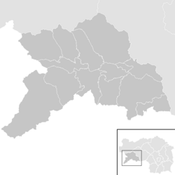 Poloha obce Murau (okres) v okrese Murau (klikacia mapa)