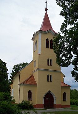 Farní kostel sv. Máří Magdaleny v Majdaleně.