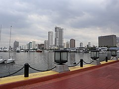 Manila Bay skyline view from Harbour Square