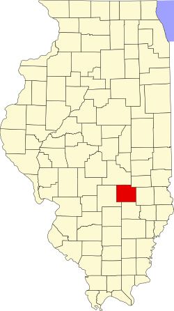 Vị trí quận Effingham trong tiểu bang Illinois ở Hoa Kỷ