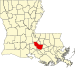 Карта Луизианы с указанием Ибервильского прихода.svg