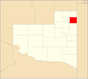 Location of Maracó Department within La Pampa Province