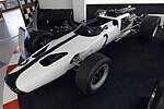 La McLaren M2B de Bruce McLaren, engagée au Grand Prix automobile de Monaco 1966, et exposée au musée de Donington Park.