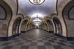 Moscow Novoslobodskaya Metro