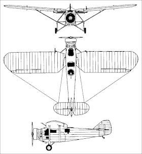 vue en plan de l’avion