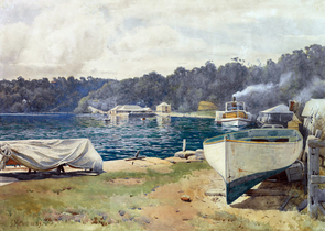 John Mather's painting "Mosman's Bay", 1889