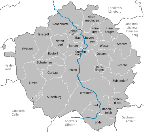 Municipalities in UE.svg