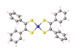 Image illustrative de l’article Bis(stilbènedithiolate) de nickel