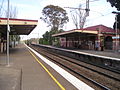 Southbound view from Platform 1 in October 2005