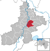 Lage der Stadt Nienburg/Weser im Landkreis Nienburg/Weser