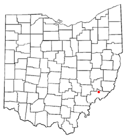 Vị trí trong Quận Washington, Ohio