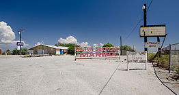 Ehemaliger Parkplatz zur Salton Sea Beach Marina