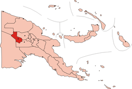 Провінція Гела на мапі Папуа Нової Гвінеї