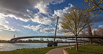 Die Passerelle des Deux Rives in Kehl am Rhein