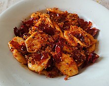 Pasta con i peperoni cruschi
, a traditional dish from Basilicata Pasta peperoni cruschi.jpg