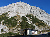 Winterraum der Pfeishütte vor der Stempeljochspitze (16. Oktober 2005)