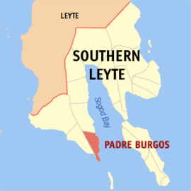 Padre Burgos na Leyte do Sul Coordenadas : 10°2'N, 125°1'E