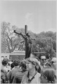 Protester tied to a cross in Washington D.C - NARA - 194675.tif