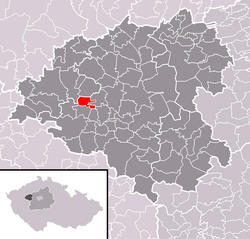 Localização de Řeřichy