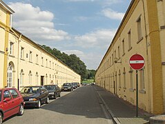 Une rue de la cité ouvrière du Bois-du-Luc.