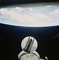 Syncom IV-3 по време на извеждането в космоса.