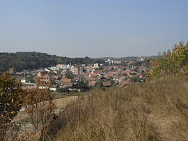 View of Ocna Sibiului from the east