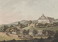 Červený Hrádek (Schloss Rothenhaus), cca 1801