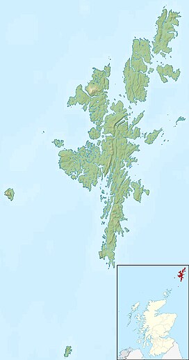 Ronas Hill is located in Shetland